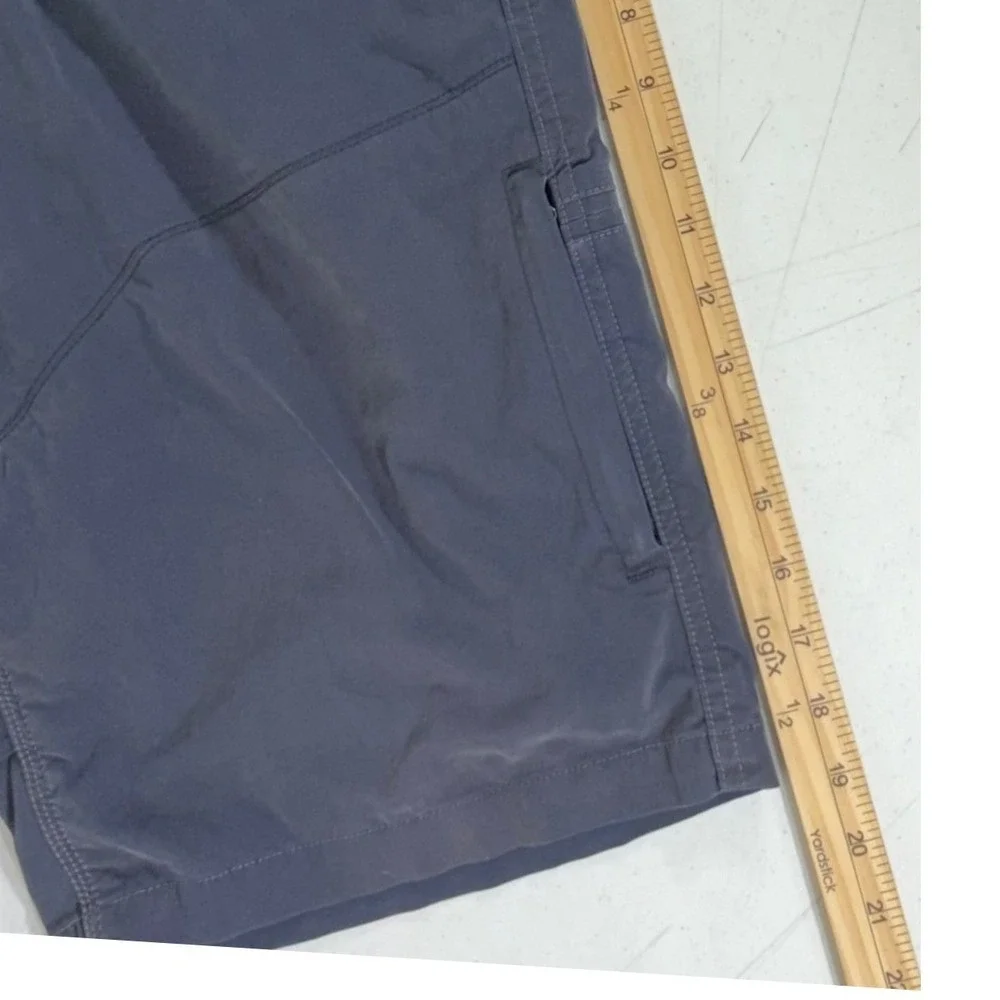 KUHL Radikl Shorts 32 Blue Vented Crotch Hiking Outdoor Utility Gorpcore Casual